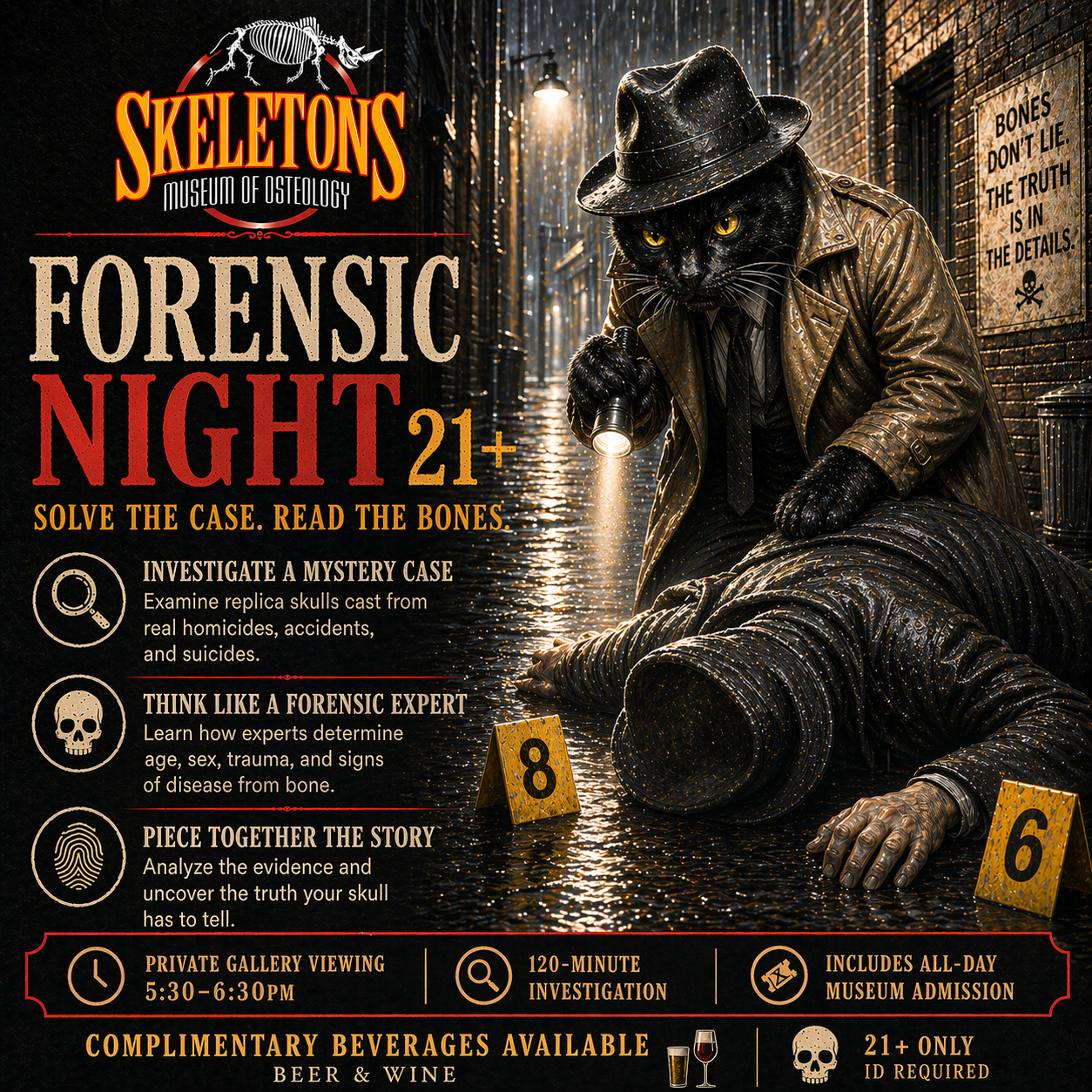 Forensic Night 21+ Event