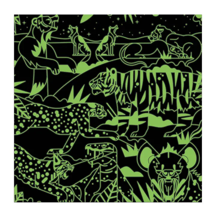 Chronicle Books Illuminated 500 Piece Glow in the Dark Puzzle